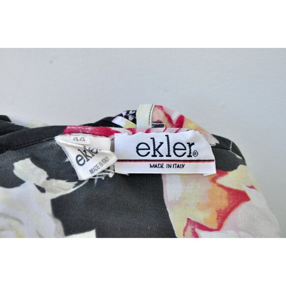 Italian Designer Floral Dress Novelty Print Fit & Flare Dress Roses Print XS - Picture 5 of 10